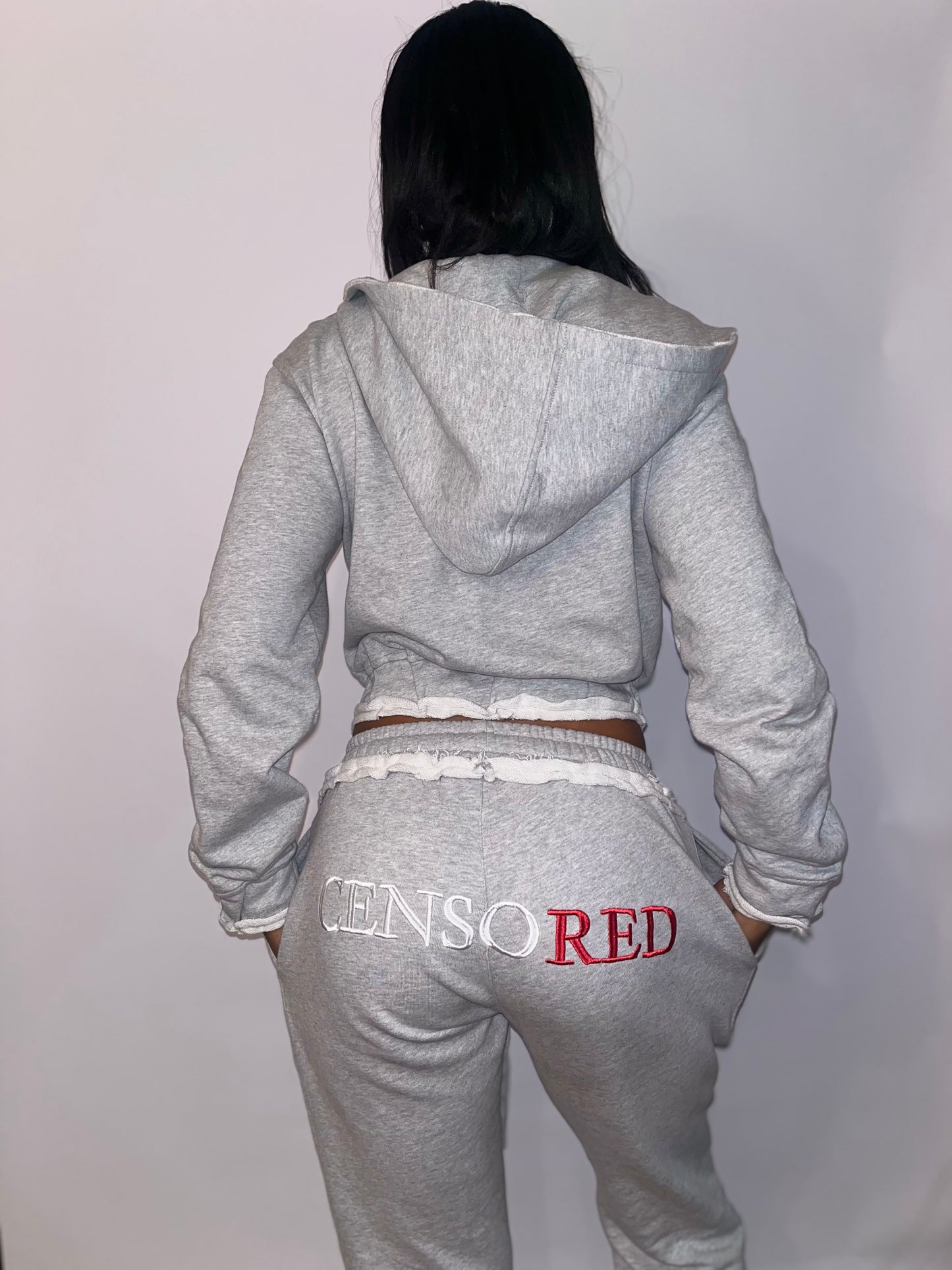 Classic Censored Hoodie - Gray