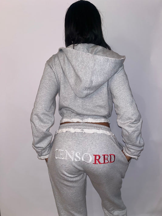 Classic Censored Hoodie - Gray