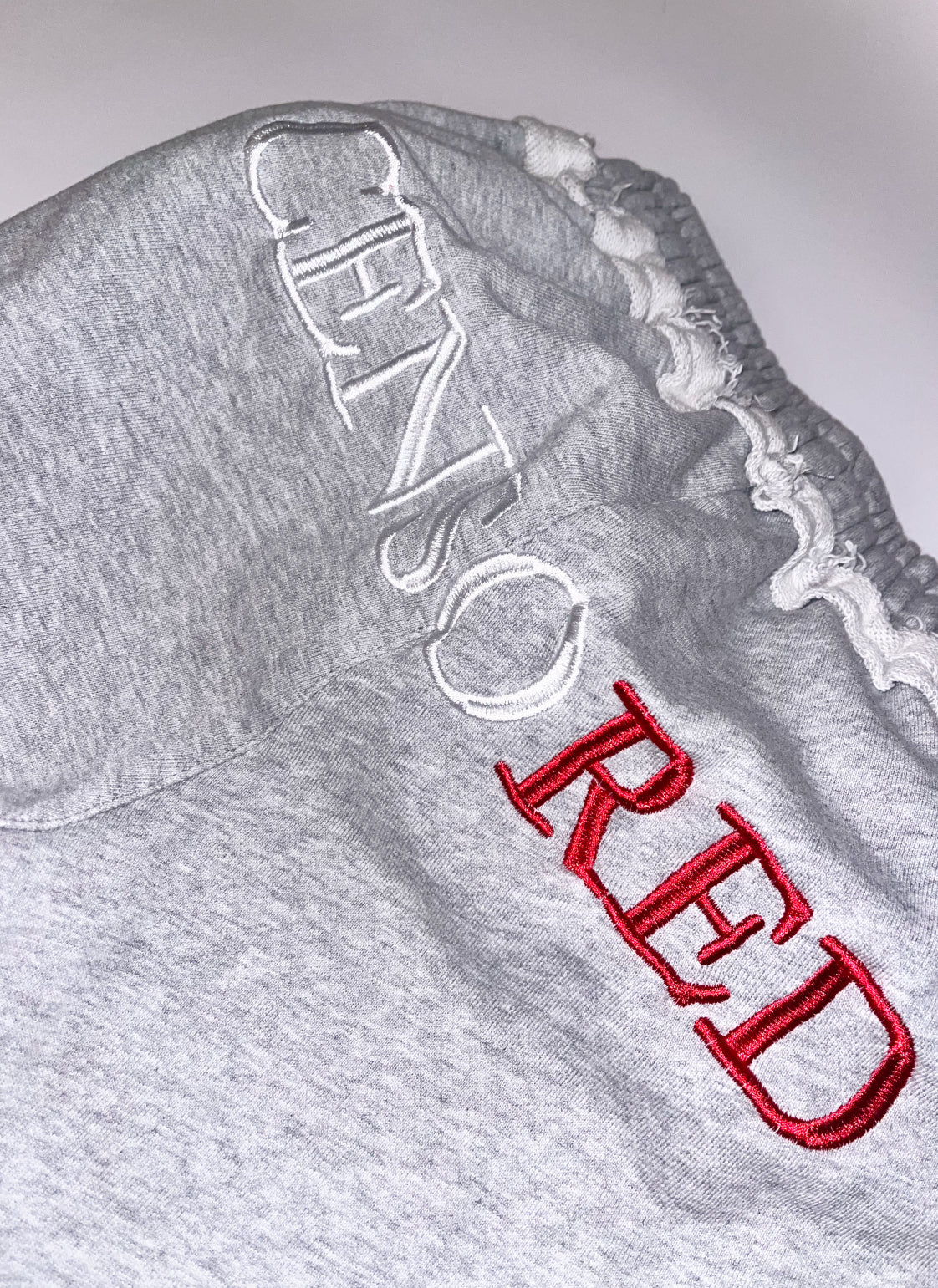 Classic Censored Sweatpants - Gray