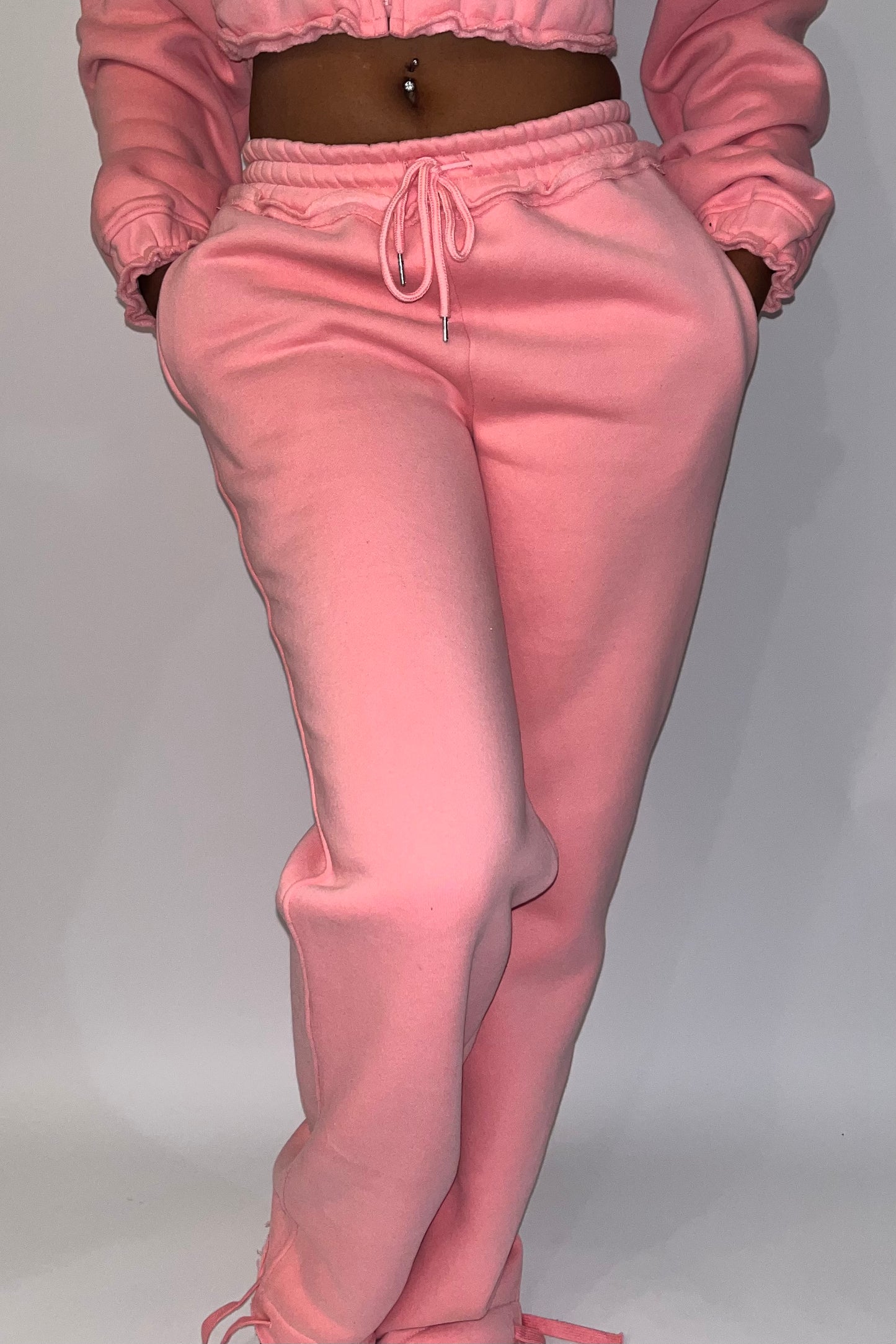 Classic Censored Sweatpants - Peach