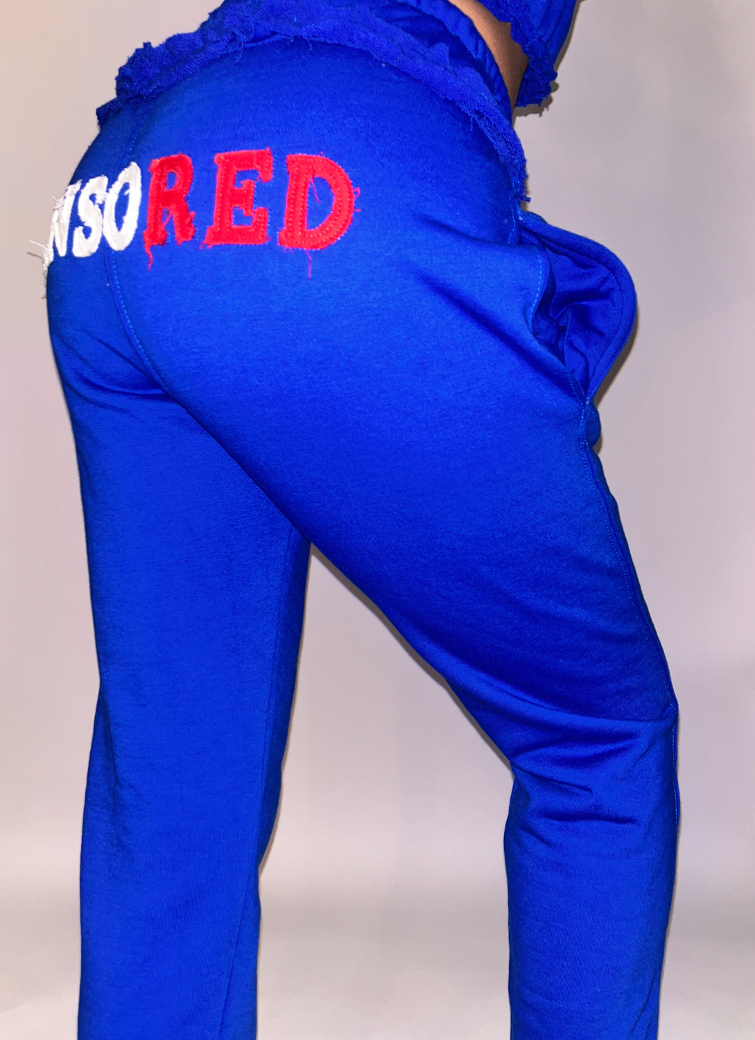 Classic Censored Sweatpants - Blue